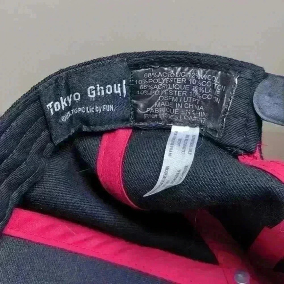 TOKYO GHOUL Snapback Cap  Japanese Dark Fantasy Manga Graphic Anime Hat Lid - Picture 7 of 10